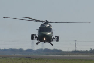 a Lynx army helicopter